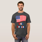 Curling American Curler Tshirt USA Curling Tee (Devant entier)