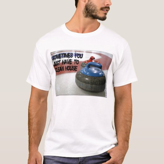Curling - Clean House T-shirt (Voorkant)