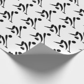 Curling Curler Stone Rock Broom Cadeaupapier (Hoek)