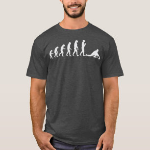 Curling Evolution Schattigee Curler Speler Winter T-shirt