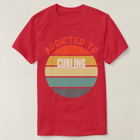 Curling Gift, bestemd voor Curling T-shirt (Design voorkant)