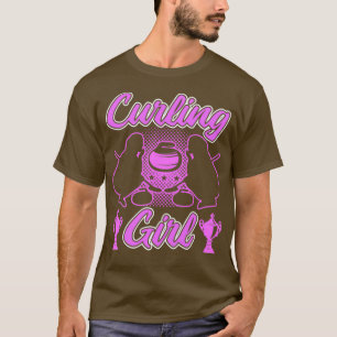 Curling Girl Funny Curling Gift T-shirt
