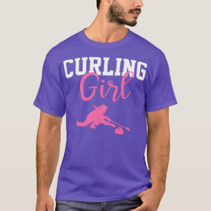 Curling girl krulling 8 t-shirt
