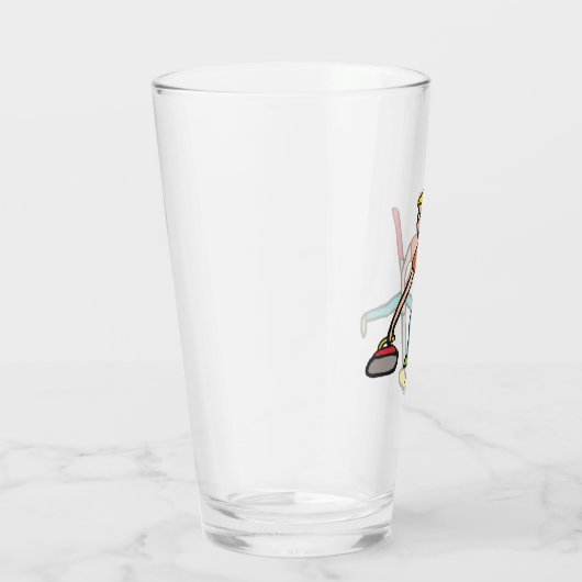 Curling Glas (Rechts)