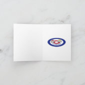 Curling Huis en curling stenen top uitzicht Kaart (Binnen)