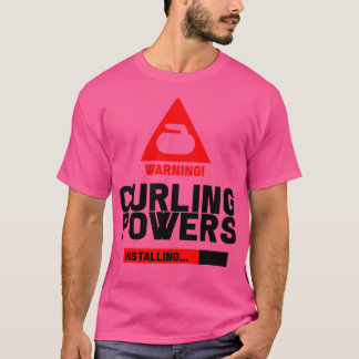 Curling-ijskrulstenen broom toernooi cadeau 3 t-shirt