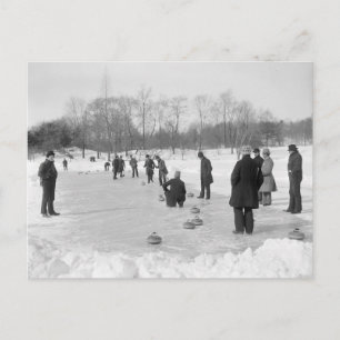 Curling in Central Park, 1906 Briefkaart
