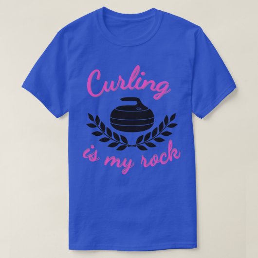 Curling is mijn steen t-shirt (Design voorkant)