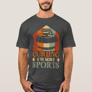 Curling Ishe Bacon Van Sport Ijs Sport Bezem Cur b T-shirt