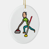 Curling Keramisch Ornament (Rechts)