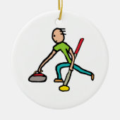 Curling Keramisch Ornament (Voorkant)