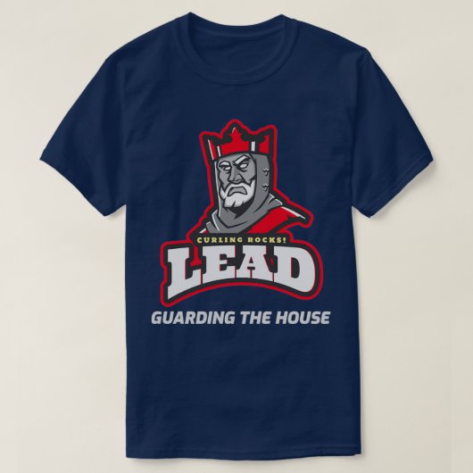 Curling LeadsBewaking van het huis BLK T-shirt (Design voorkant)