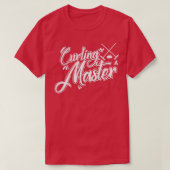 Curling Master Wintersport Stone Gripper T-shirt (Design voorkant)