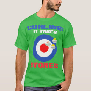 Curling neemt Stones Curling curling game T-shirt