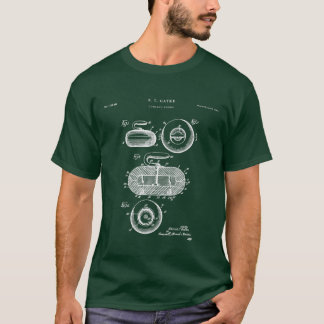 Curling patenttoon t-shirt