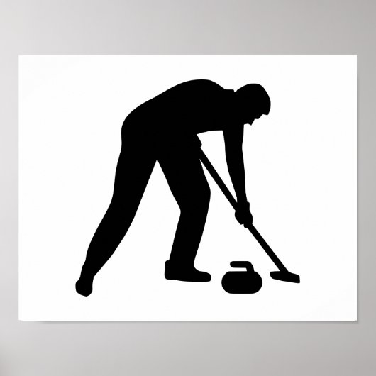 Curling player-team poster (Voorkant)