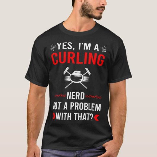 Curling probleem t-shirt (Voorkant)