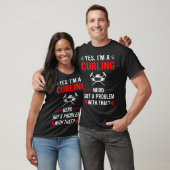 Curling probleem t-shirt (Unisex)