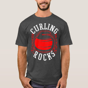 Curling Rocks 8 T-shirt
