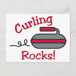 Curling Rocks Briefkaart
