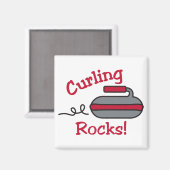 Curling Rocks Magneet (Voorkant / Achterkant)