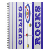 Curling Rocks Notitieboek (Voorkant)