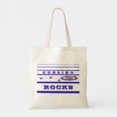 Curling Rocks Tote Bag (Achterkant)