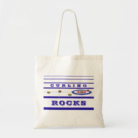 Curling Rocks Tote Bag (Voorkant)