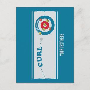 Curling sheet Curling stones Briefkaart