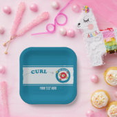 Curling sheet Curling stones Papieren Bordje (Feest)