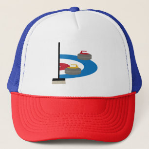 Curling Sport Trucker Pet