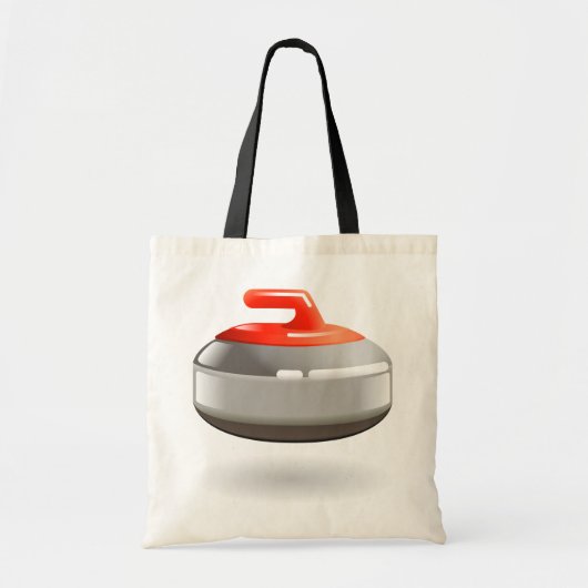 Curling Stone Canvas tas (Voorkant)
