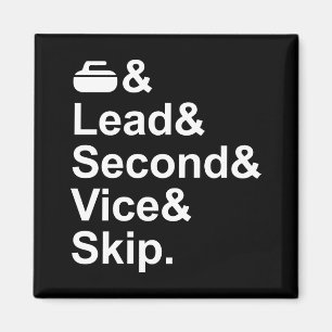 Curling Team Magnet Magneet