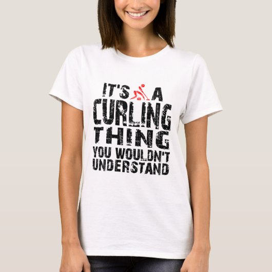 Curling Thding T-shirt (Voorkant)