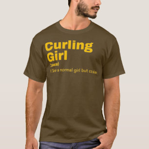 Curling van meisjes t-shirt