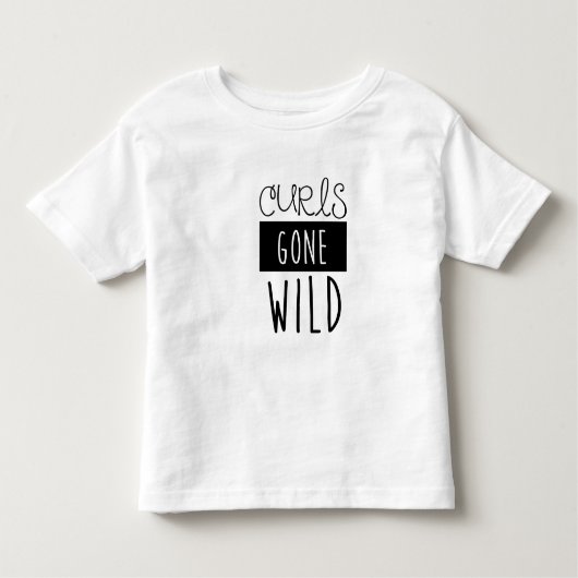Curls Gone Wild Kinder Tshirt (Voorkant)