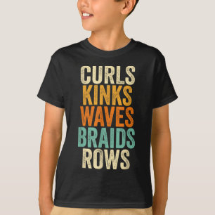 Curls knikt de Rijen van de Reuzen van de Wegen T-shirt