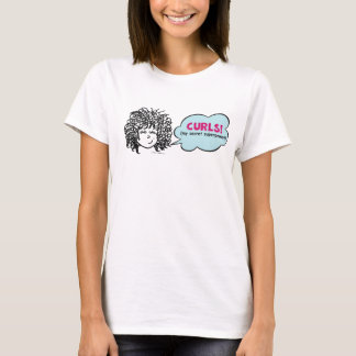 Curls Mijn geheim Superpower T Shirt voor Curly Gi