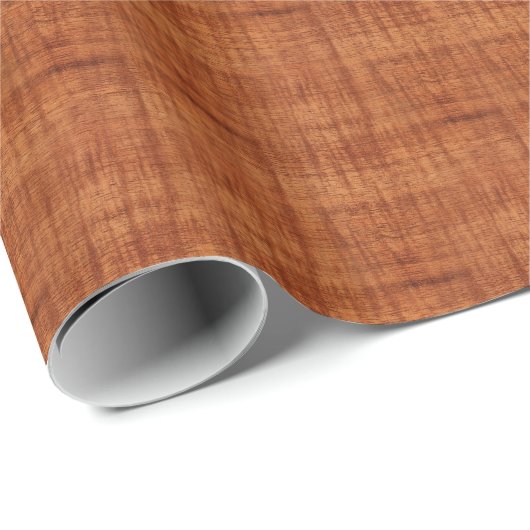 Curly Acacia Wood Grain look Cadeaupapier (Rol Hoek)