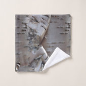 Curly Birch Bark Tree Rustic  (Gant de toilette)