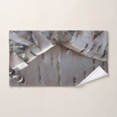 Curly Birch Bark Tree Rustic  Bad Handdoek (Handdoek)