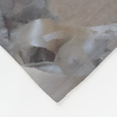 Curly Birch Bark Tree Rustic Fleece Deken (Hoek)