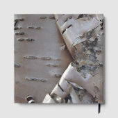Curly Birch Bark Tree Rustic Guest Book Gastenboek (Achterkant)