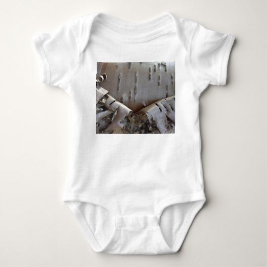 Curly Birch Bark Tree Rustic Romper (Voorkant)