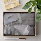 Curly Birch Bark Tree Rustic Tissuepapier (Geschenk)