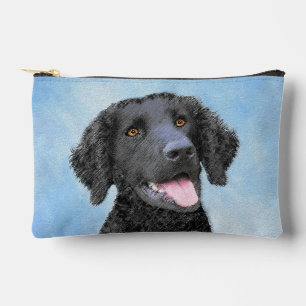 Curly-Coated Retriever Schilderen Originele Hond A Etui