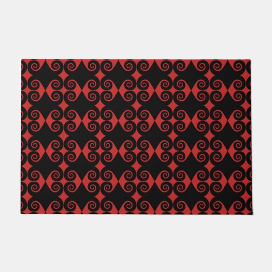 Curly Diamond Pattern Deurmat (Voorkant)