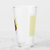 Curly Fur Irish Terrier is een ster Glas (Links)