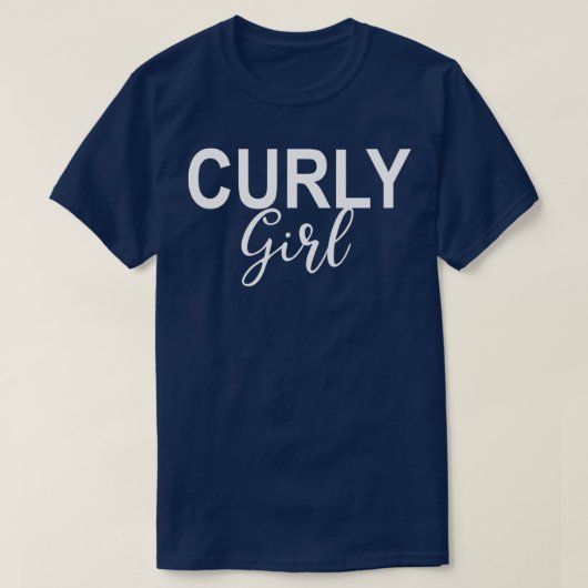 Curly Girl T-shirt (Design voorkant)