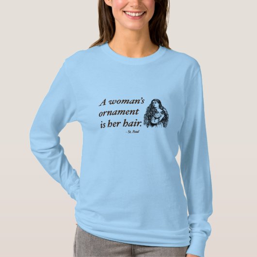 Curly Hair: citaat over haar T-shirt (Voorkant)